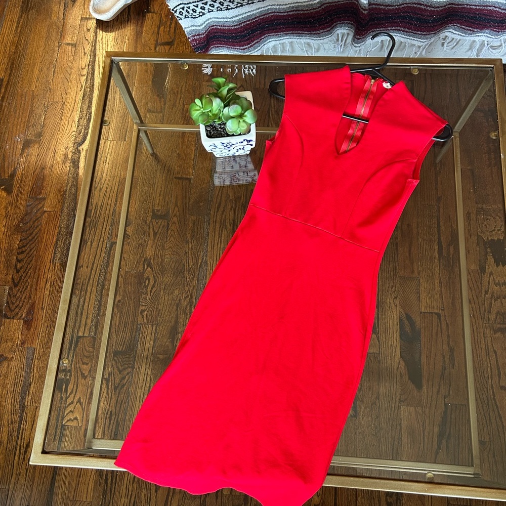 Rolla Coster Vibrant Red Midi Dress